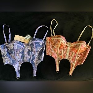 Oh Polly Floral Print Corsets